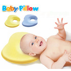 Baby Head Rest Support Pillow Memory Foam Prevent Flat Head (Bright Yellow)