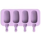 Silicone Ice Cream Cakesicle Popsicle 4-Piece Moulds 