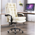 President Premium Executive Reclining Office Chair (White)