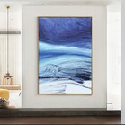 Ocean Wave Painting Framed Canvas Wall Art - 50cm x 70cm