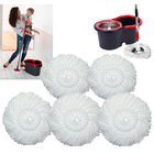 5 x Microfiber Spin Mop Heads (5 Mop Pads Only)