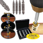 Damaged Screw and Bolt Remover Speed Out Extract 4 PC Tool Kit