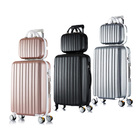 2-Piece Ultra Light Tough Standard Cabin Luggage Suitcase Set