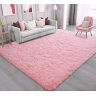 Large Plush Shag Rug Carpet Mat (Pink,160 x 230)