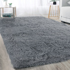 XL Extra Large Soft Shag Rug Carpet Mat (Grey, 300 x 200)