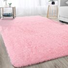 XL Extra Large Soft Shag Rug Carpet Mat (Pink, 300 x 200)