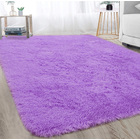 XL Extra Large Plush Shag Rug Carpet Mat (Purple, 200 x 300cm)