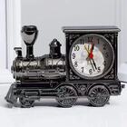 Deluxe Vintage Train Alarm Clock (Silver)