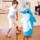 Intex Inflatable Animal Toy 3D Bop Bag (Blue Dolphin)