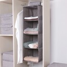 4 Level Wardrobe Cupboard Hanging Organiser