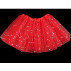 Girl's Princess Star Tutu Skirt (Red)