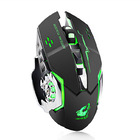 Free Wolf X8 Gaming Wireless Mechanical RGB Optical Mouse (Black)