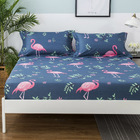 Flamingo Bedding Fitted Sheet -- King Size 180cm