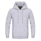 Hooded Pullover Jumper Sweater (Grey)