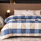 Royal Comforter Microfiber Quilt Doona Blanket (Stripes, 150cm x 200cm)