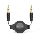 Verbatim 3.5mm Aux Audio Cable Retractable 