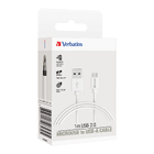 Verbatim Charge & Sync Micro USB Cable 1m - White													