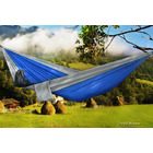Deluxe Double Portable Fabric Hammock with Ropes BLUE