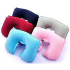 Inflatable Travel Neck U Shape Pillow Support Head Rest Air blow up Cushion 