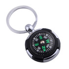 Stainless Steel Compass Keychain Navigation Keyring