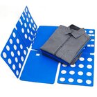 LARGE Flip Fold Clothes Laundry Organizer BLUE