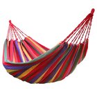 Cotton Hammock with Bag (Red Stripes)