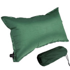 Premium Padded Inflatable Self-Inflating Travel Pillow with Bag (Green)