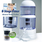 8 Stage Natural Mineral Water Purifier Dispenser & Bonus Extra Filter A