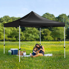 Varossa Automatic 3m x 3m Pop Up Outdoor Gazebo Tent Marquee (Black)
