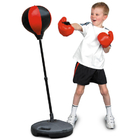 Kids Speed Ball Stand Punching Boxing Bag Glove Set