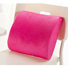 Multi-purpose Memory Foam Lumbar Back Support Cushion Pillow (Pink)