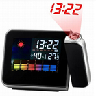 2 x Multi-Function Weather Station LCD Clock with real-time projection