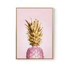 Luxe Pineapple Painting Framed Canvas Wall Art - 40cm x 60cm
