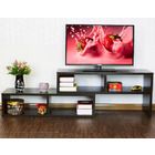 Varossa 2 In 1 Multifunctional Adjustable TV Cabinet Display Shelf (BLACK WALNUT)
