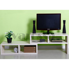 Varossa 2 In 1 Multifunctional Adjustable TV Cabinet /Coffee Table /Display Shelf (WHITE)
