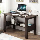 Stardom Computer Desk with Shelf (Black Walnut)