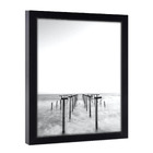 A4 Wooden Picture Photo Art Frame (Black)
