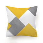Soft Plush Geometric Cushion Decorative Throw Pillow