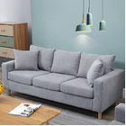 Paradise Sofa Lounge 3 Seater Couch (Grey)
