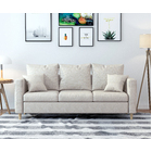 Paradise Sofa Lounge 3 Seater Couch (Ivory)