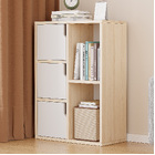 Verve Organizer Bookcase Storage Display Shelf Cabinet (White Oak)