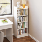 Essentia 4-Tier Storage Shelf Bookcase Shelving Unit Organizer (White)