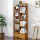 8-Tier 11-Shelf Display Storage Utility Book Shelf Bookcase Shelving (Natural Oak)