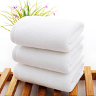 Premium Luxury Hotel 100% Cotton White Bath Towel 