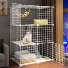 Large Pet Home Cat Cage Detachable Metal Wire Kennel Playpen Exercise Crate