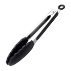 35cm Large Good Grip Silicone Stainless Steel Tongs 