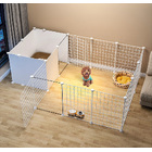 Large Pet Playpen Dog Kennel Enclosure Crate Cage Exercise Play Pen 165cm