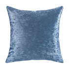 Luxe Velvet Soft Plush Cushion Throw Pillow (Blue)