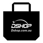 Large Dshop Shopping Tote Non-Woven Eco-Friendly Reusable Shopper Bag (Black)