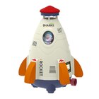 Space Rocket Sprinkler Rotating Water Powered Launcher Spinner Toy